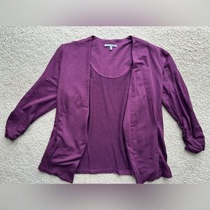 Lemon Tart cardigan blazer. Size L. Never worn